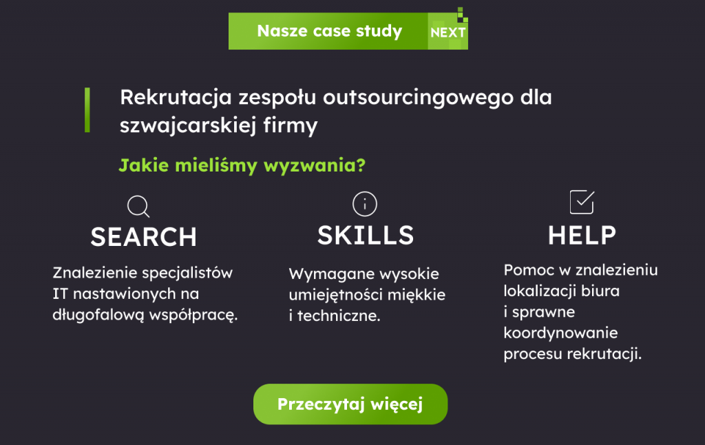 IT outsourcing case study