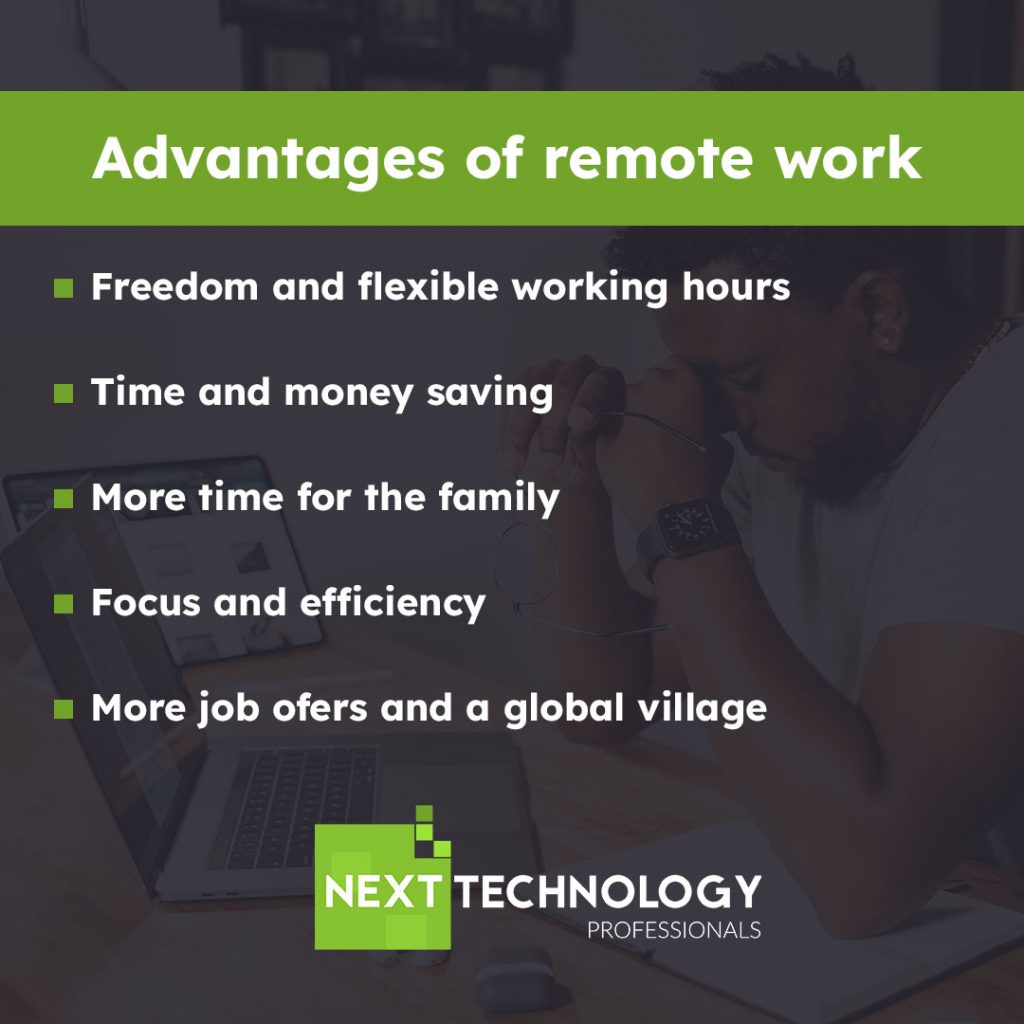 advantages of remote work