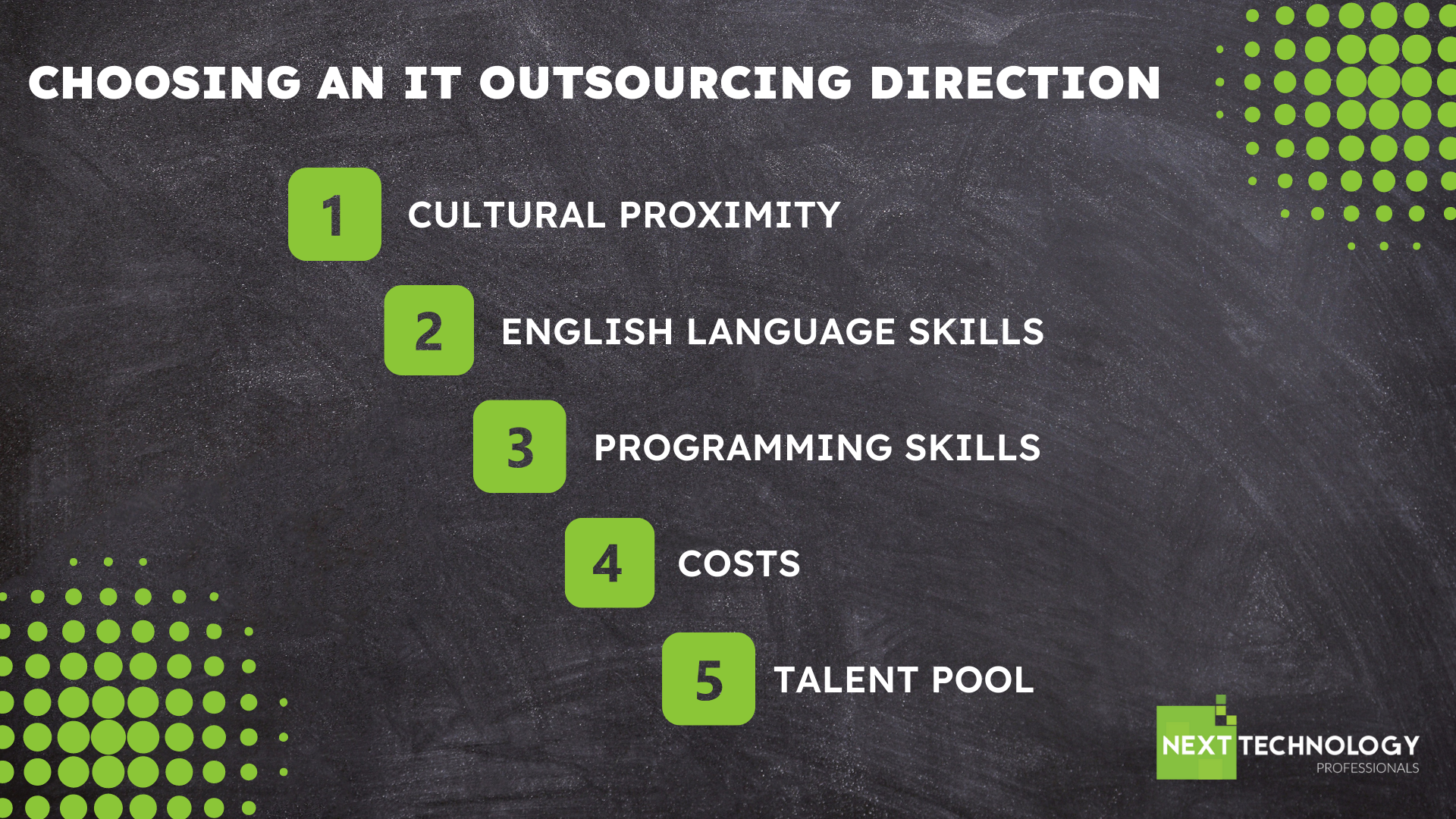 IT outsourcing direction