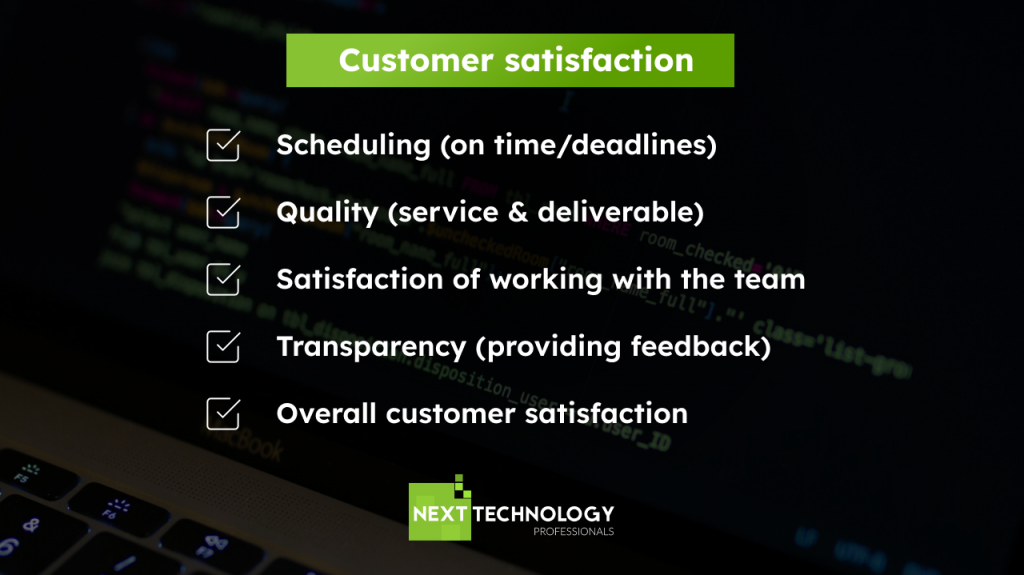 KPIs in IT outsourcing - customer satisfaction