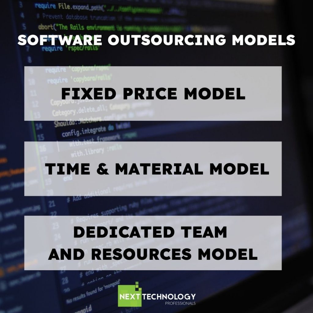 SOFTWARE OUTSOURCING MODELS