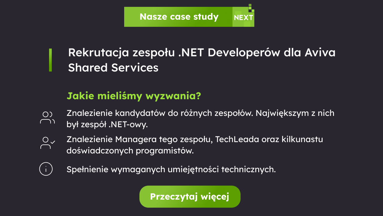Rekrutacja programistów .NET