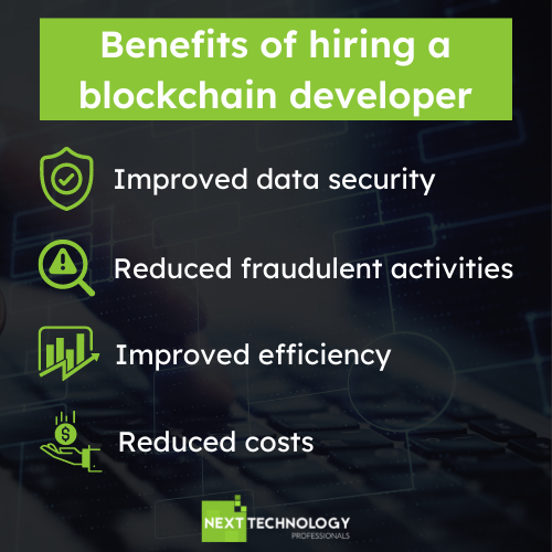 Benefits of hiring a blockchain developer