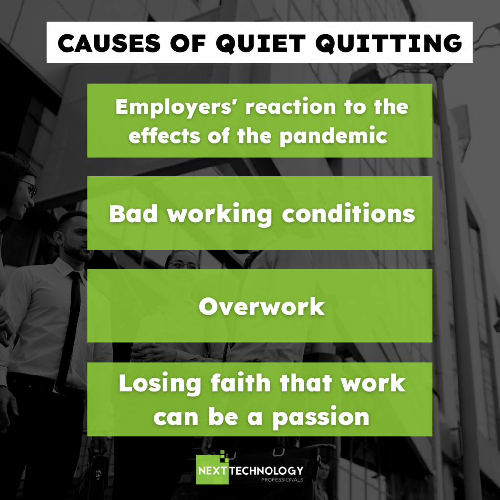 causes of quiet quittting