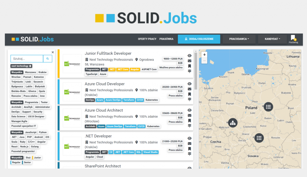 IT job board - solid.jobs