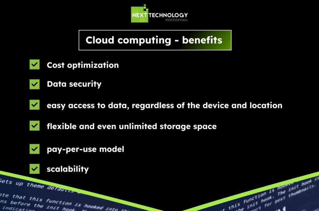 cloud computing - benefits