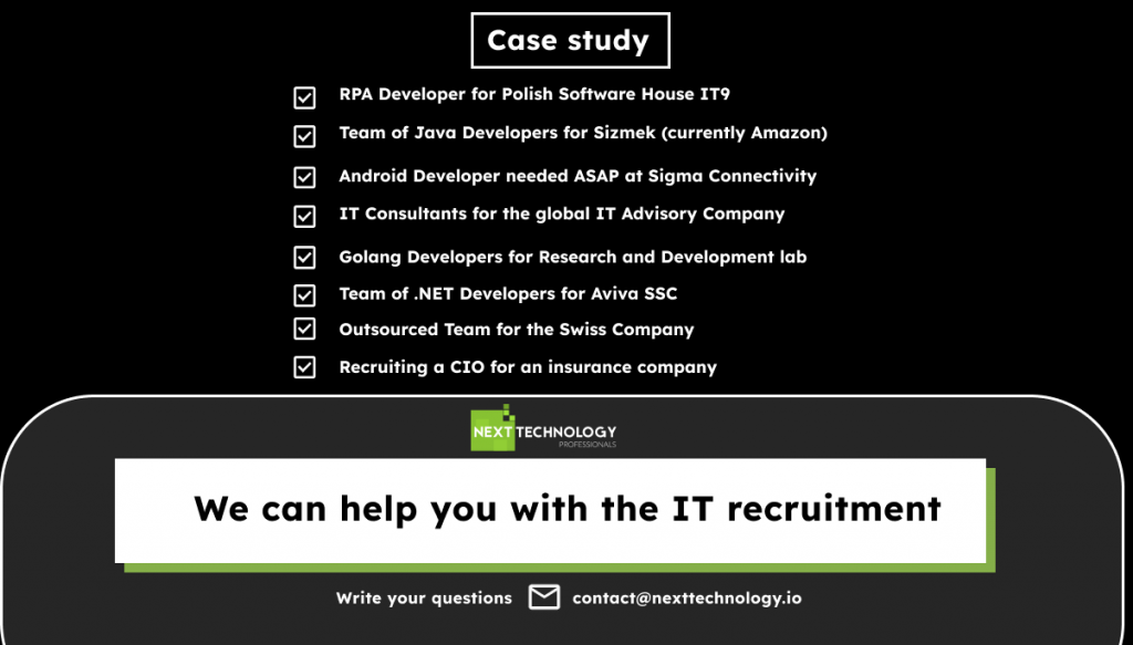 Case study of IT recruitment agency