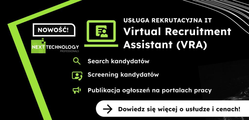 Pomoc w rekrutacji IT: search, screening, publikacje na portalach pracy