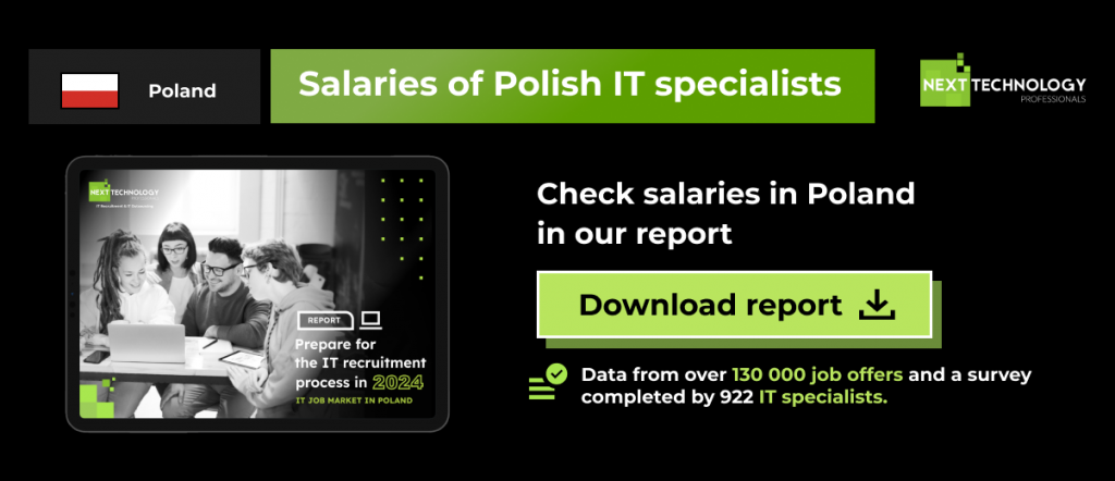 Salaries of Polish IT specialists