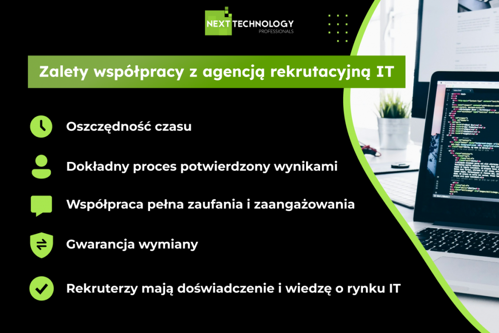 Zalety współpracy z agencją rekrutacyjną IT - Next Technology Professionals