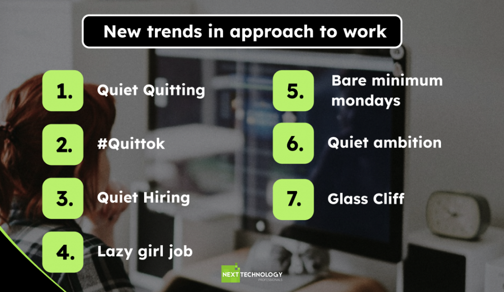 New trends in approach to work