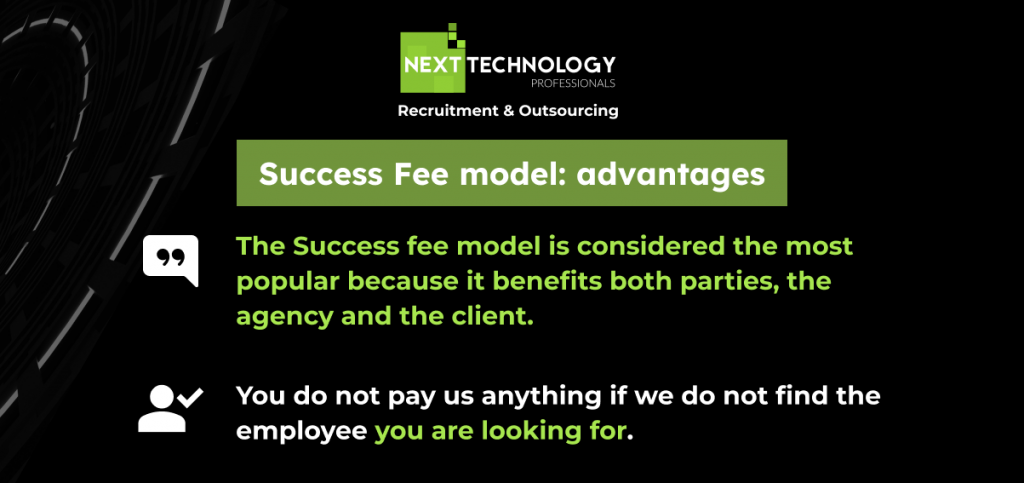 Success Fee model: advantages