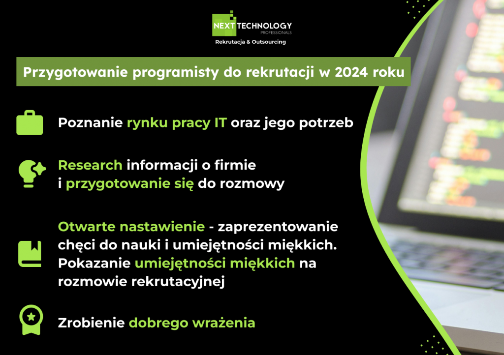 Przygotowanie programisty do rekrutacji w 2024 roku