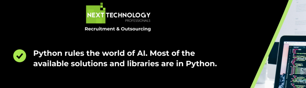 Python rules the world of AI