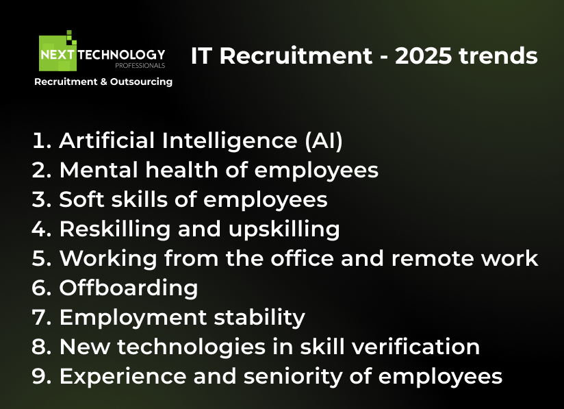 IT recruitment - 2025 trends