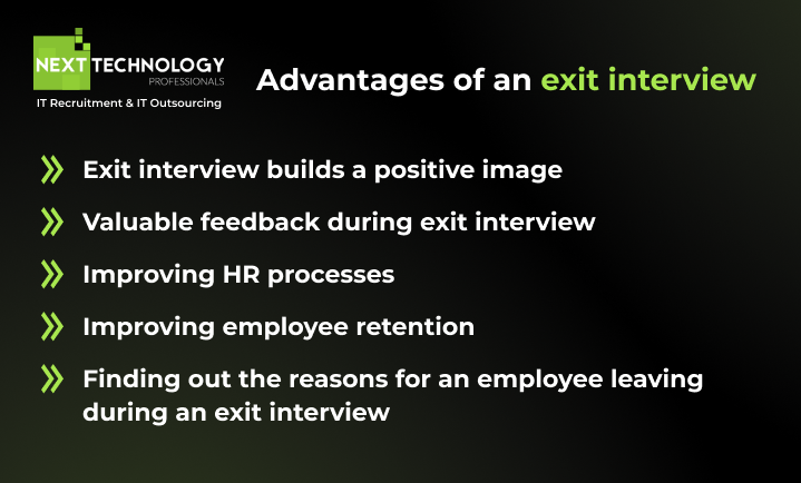 Advantages of an exit interview