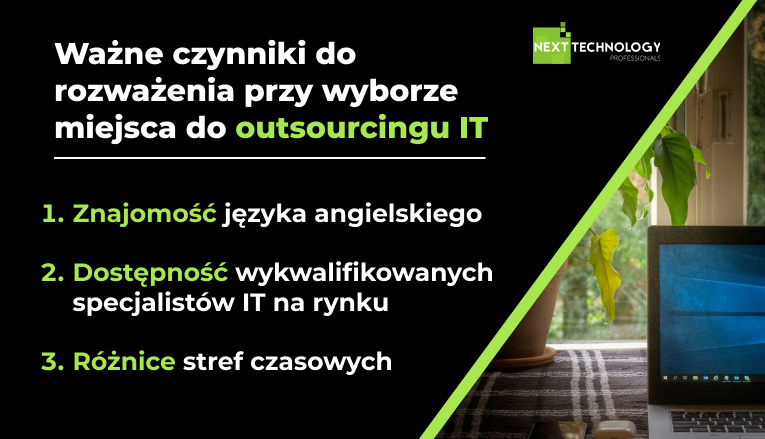 Ważne czynniki do rozważenia przy wyborze miejsca do outsourcingu IT