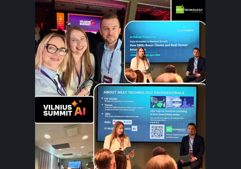 Dominik Jurek as a speaker at the Vilnius Summit AI in 2026 